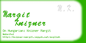 margit knizner business card